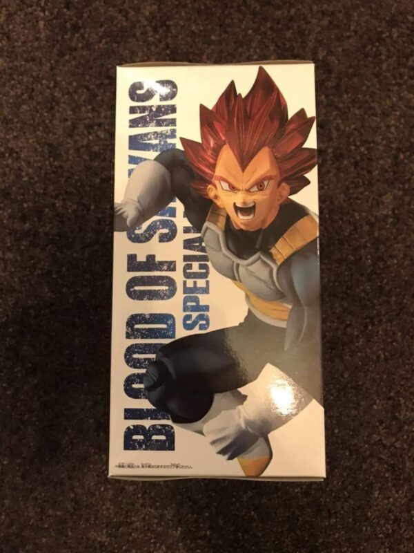 figura de Vegeta Super Saiyan God Blood of Saiyans Banpresto