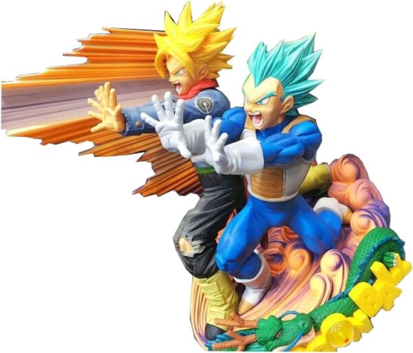 figura de vegeta y Trunks Super Master Star Diorama Banpresto