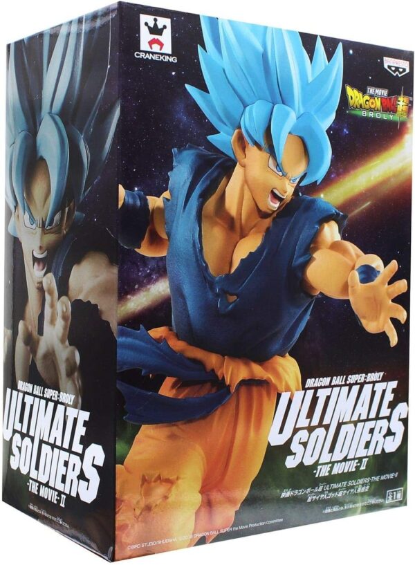 Figura SSGSS Goku Ultimate Soldiers de banpresto
