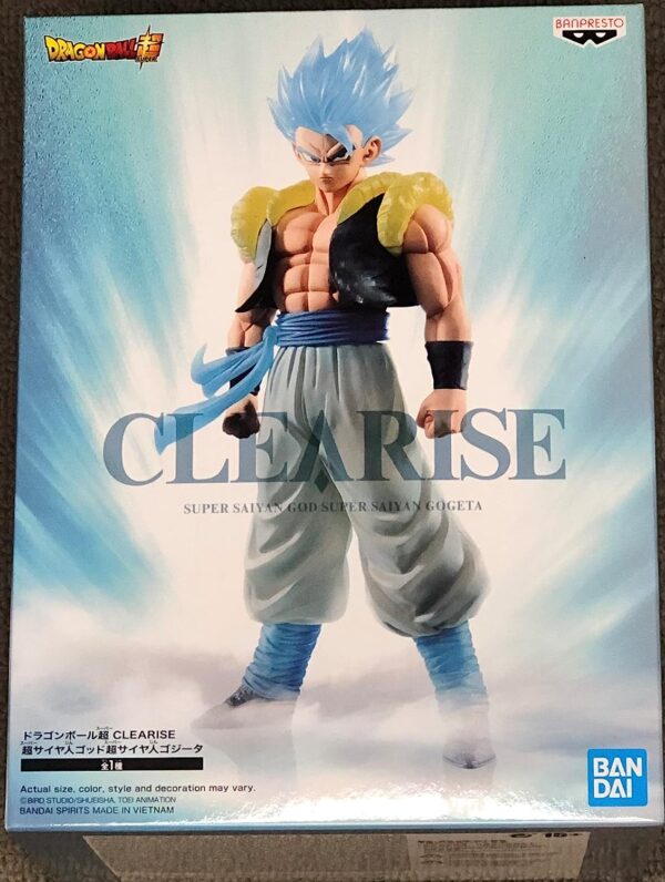 figura de SSGSS Gogeta blue clearise Banpresto