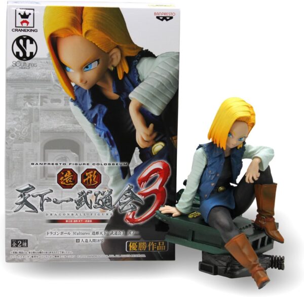 figura de Androide 18 Figure Colosseum Banpresto