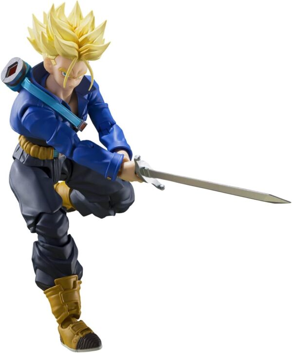 figura de Super Saiyan Trunks SH Figuarts The biy from the future figuras de Dragon ball articulables