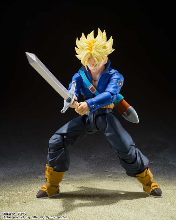 figura de Super Saiyan Trunks SH Figuarts The biy from the future figuras de Dragon ball articulables