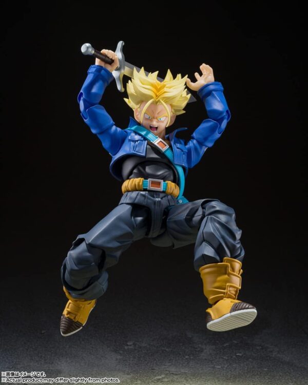 figura de Super Saiyan Trunks SH Figuarts The biy from the future figuras de Dragon ball articulables