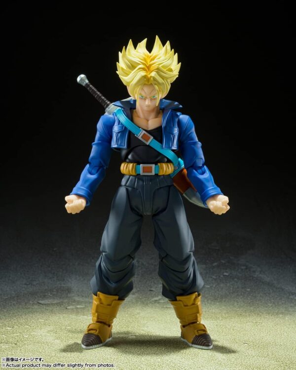 figura de Super Saiyan Trunks SH Figuarts The biy from the future figuras de Dragon ball articulables