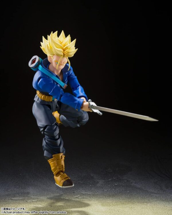 figura de Super Saiyan Trunks SH Figuarts The biy from the future figuras de Dragon ball articulables