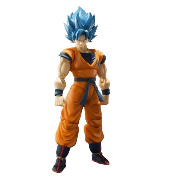 figura de Goku Super Saiyan Blue SH Figuarts figuras de Dragon ball articulables